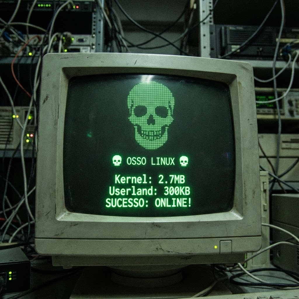 Do Zero ao Ping: O nascimento do “Osso Linux” de 3MB (e por que quase desisti)