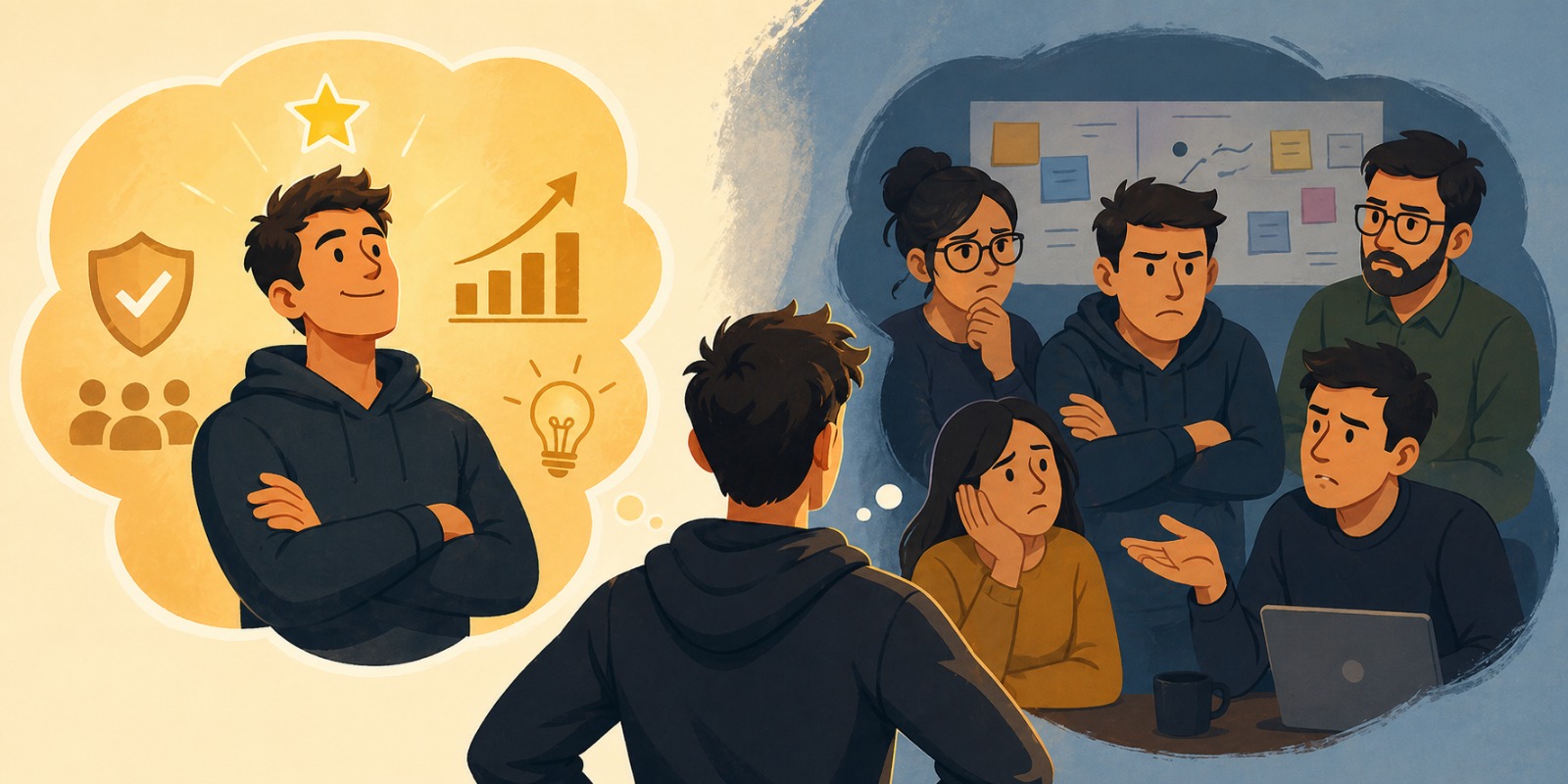 O líder que você acha que é não é o líder que o time percebe