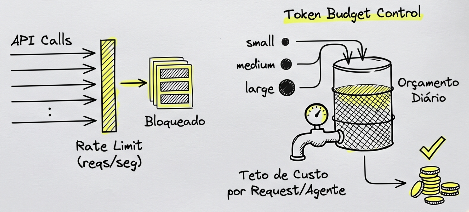 Token budget por agente: o rate limiter que protege o seu orçamento