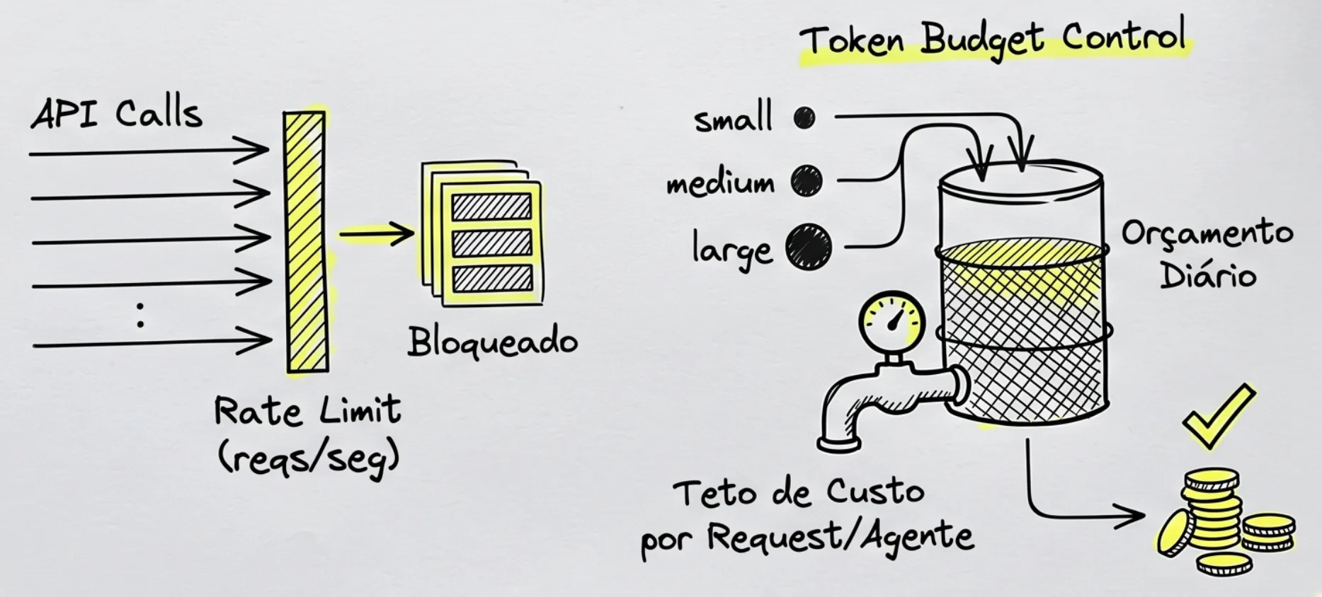 Token budget por agente: o rate limiter que protege o seu orçamento