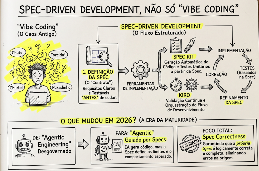 Spec-driven development, não só vibe coding
