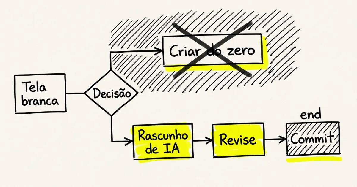 Síndrome da tela branca: como a IA ajuda a começar do zero